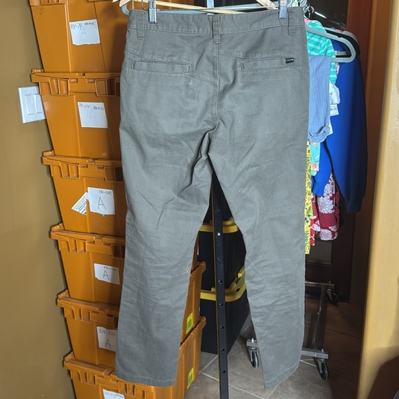 Volcom True to This Men’s Mushroom Khaki Chino Pants Size 30 - Picture 5 of 11
